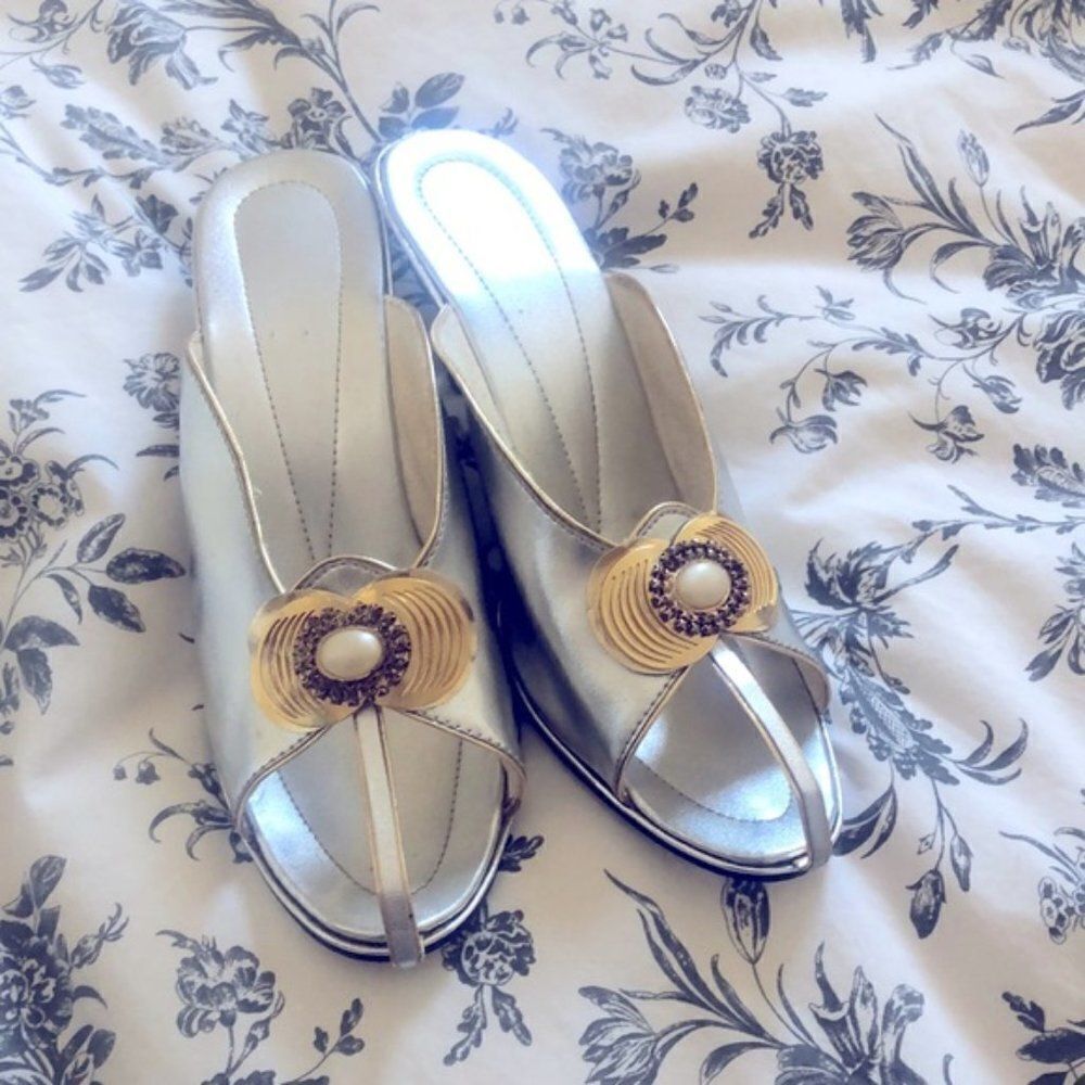 Vintage Heeled Shoes Size 5.5